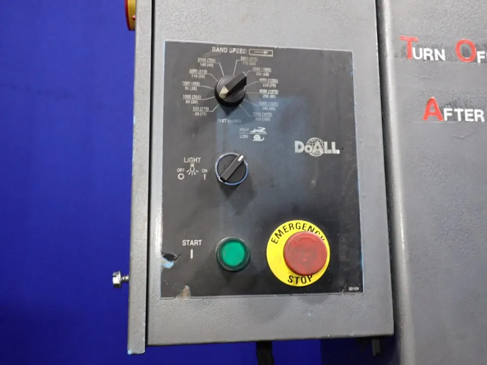 Doall 20" Vertical Bandsaw - 2013-v5