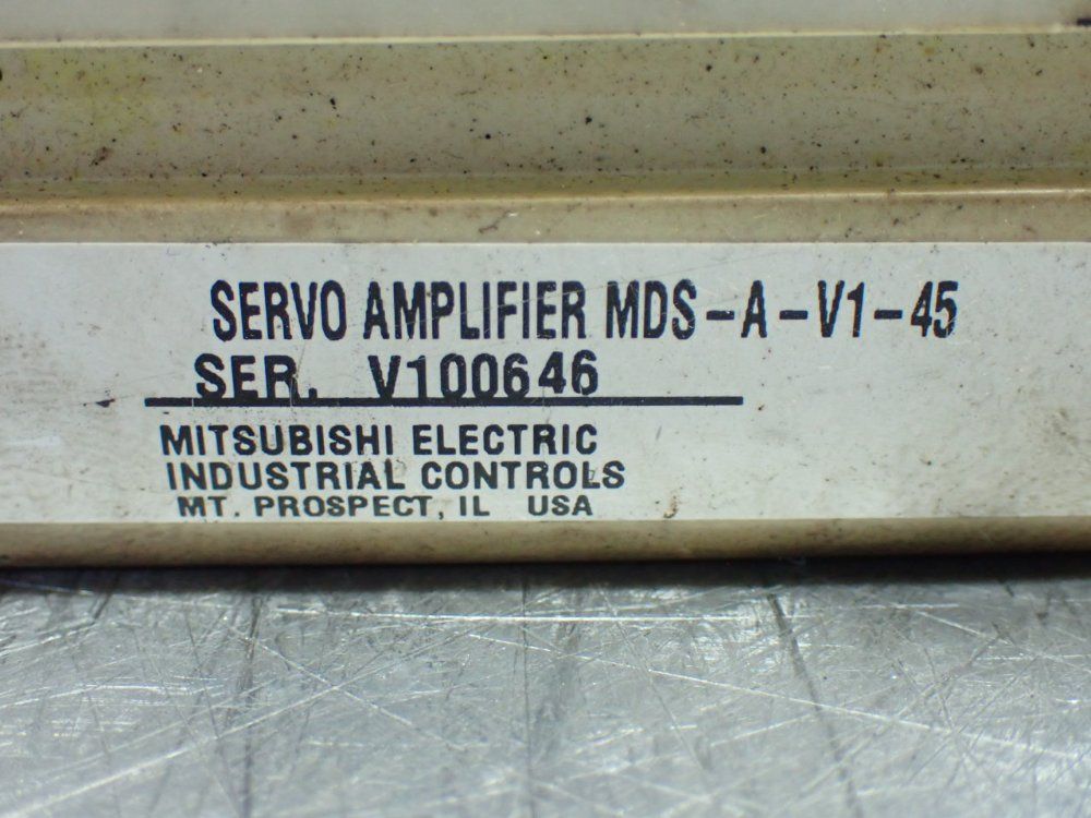 Mitsubishi Servo Amplifier Drive Unit - Mds-a-v1-45