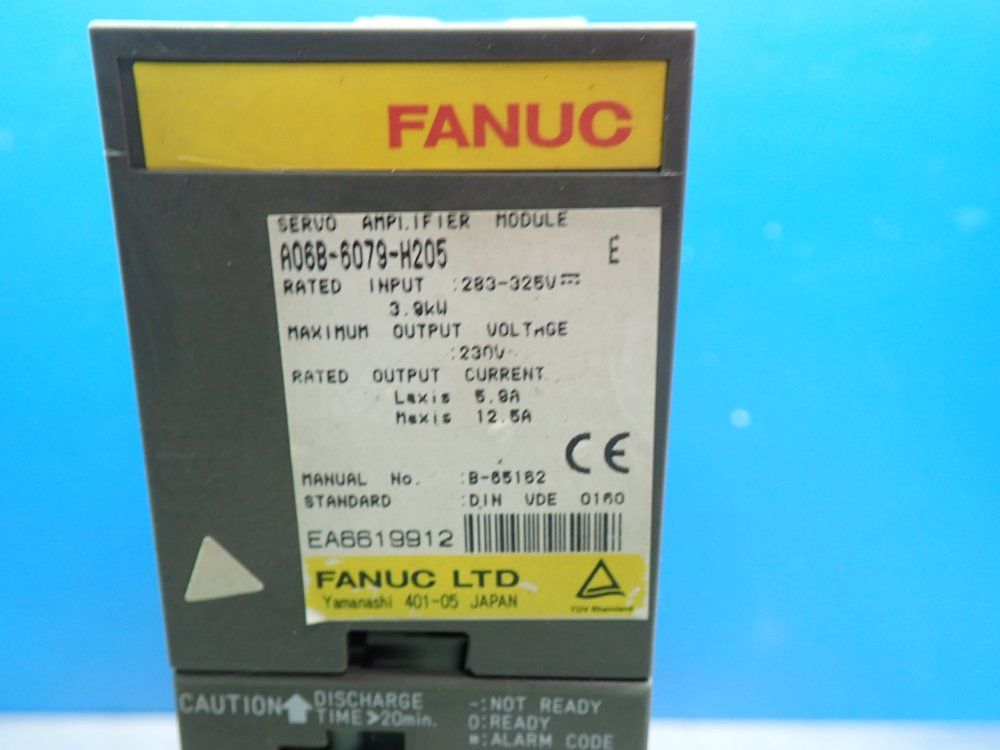 Fanuc Servo Amplifier Drive - A06b-6079-h205