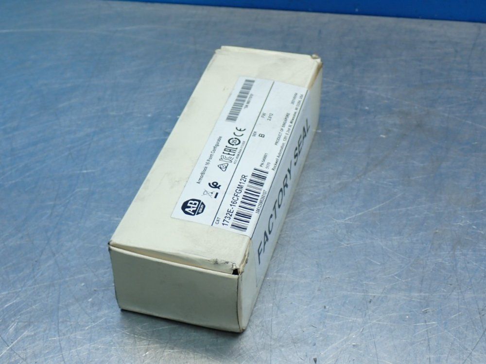 Allen Bradley 1732e-16cfgm12r 16-point Discrete Armorblock I/o Block - 1732e-16cfgm12r