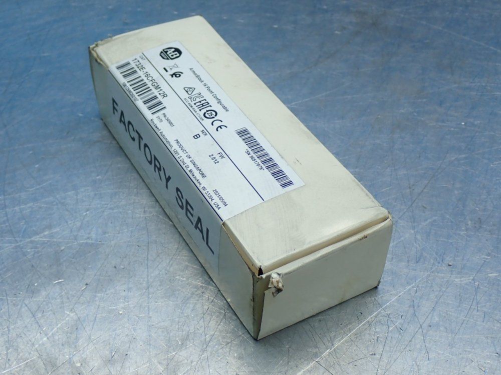 Allen Bradley 1732e-16cfgm12r 16-point Discrete Armorblock I/o Block - 1732e-16cfgm12r