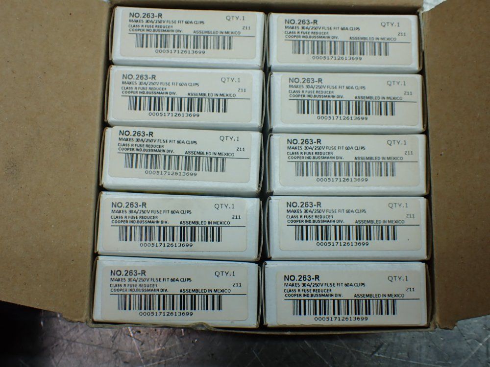 Cooper Bussmann 10 Class R Fuse Reducers - No.263-r