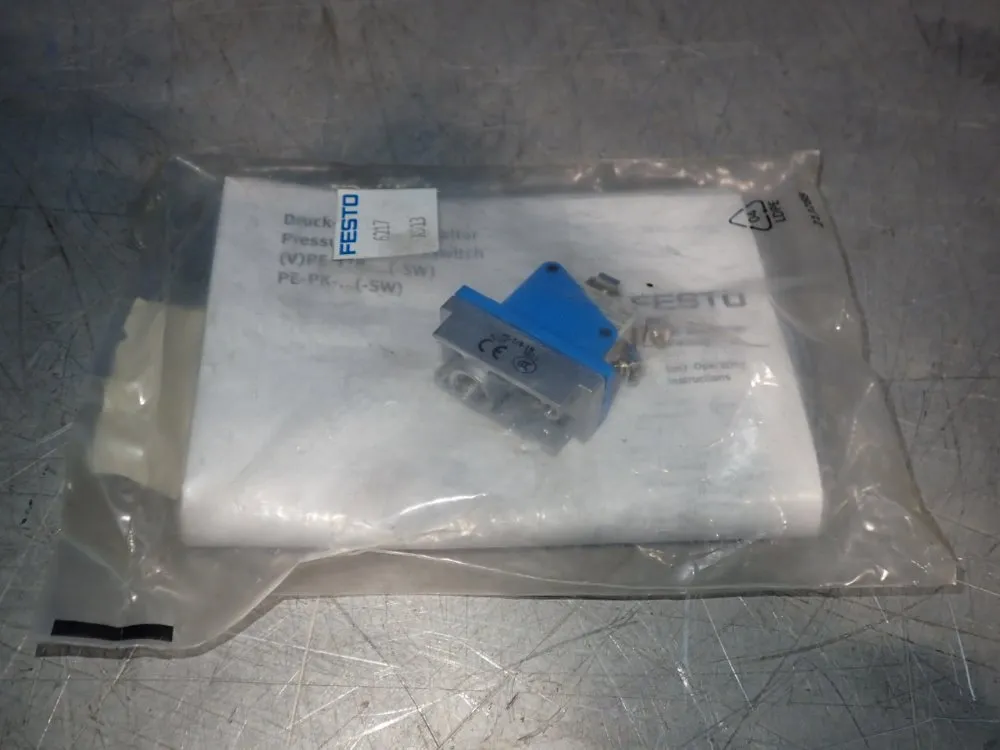 Festo Pressure Switch - Pe-1/8-1n