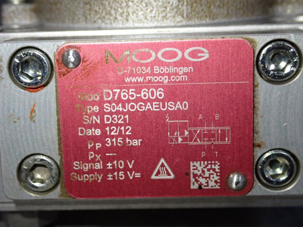 Perfection Servo/moog Valve - D765-606