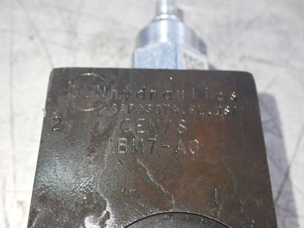 Sun Hydraulics Valve - Ibm7-ag