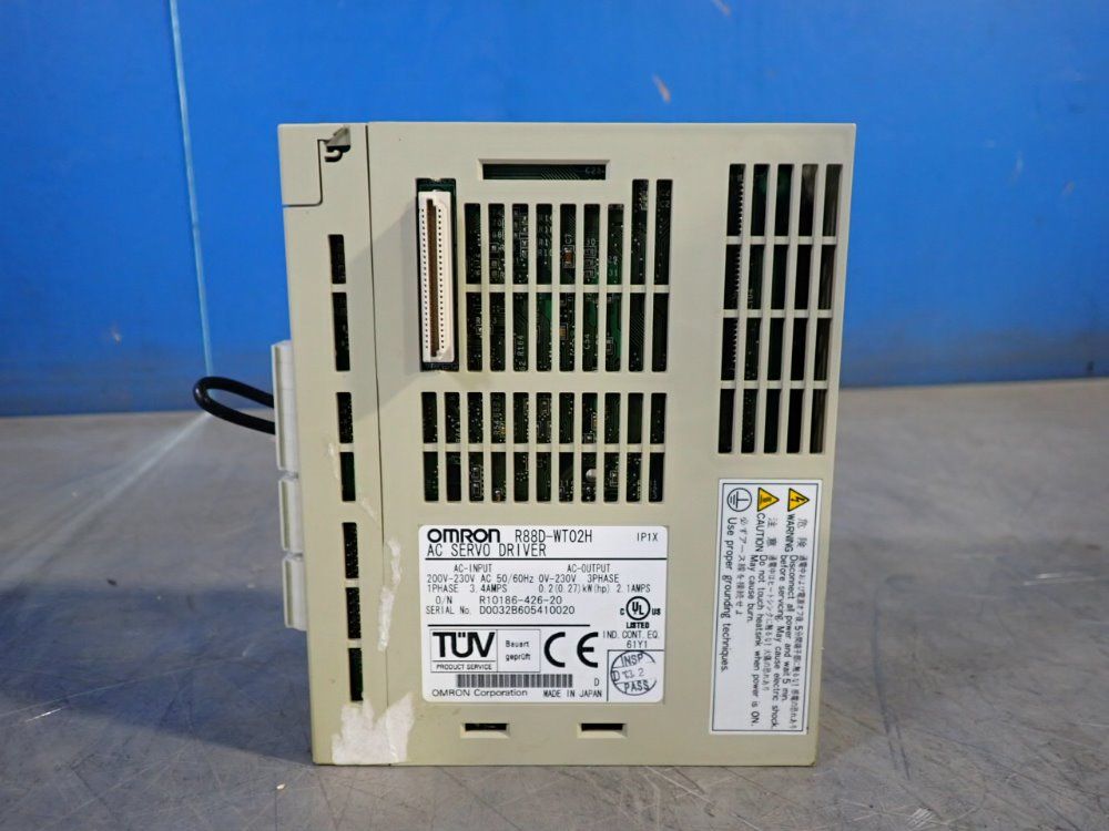 Omron Ac Servo Driver - R88d-wt02h