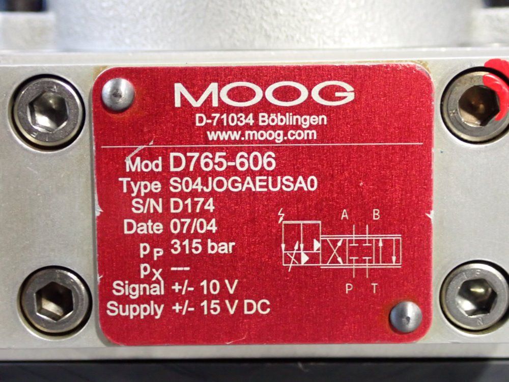 Perfection/moog Valve - D765-606