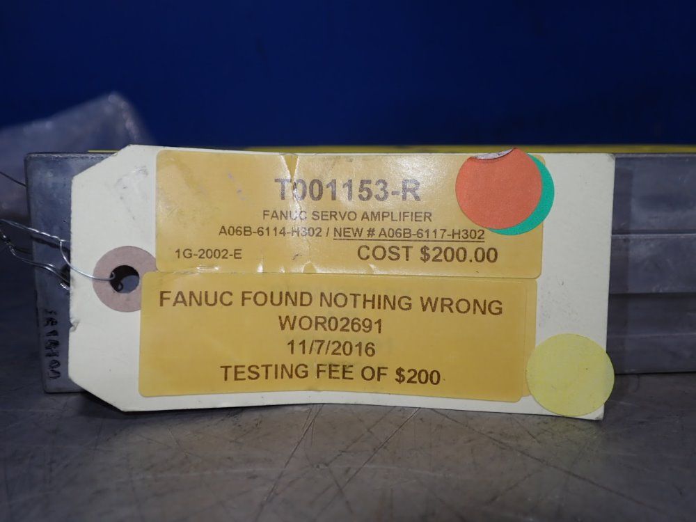 Fanuc Servo Drive - A06b-6114-h302