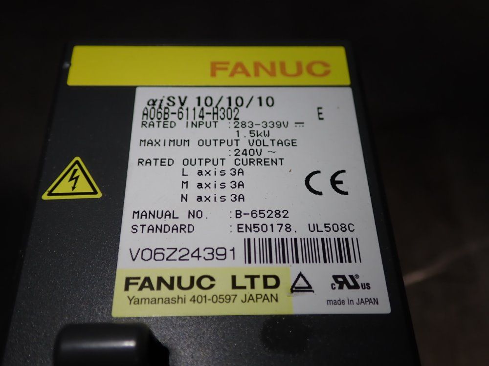 Fanuc Servo Drive - A06b-6114-h302