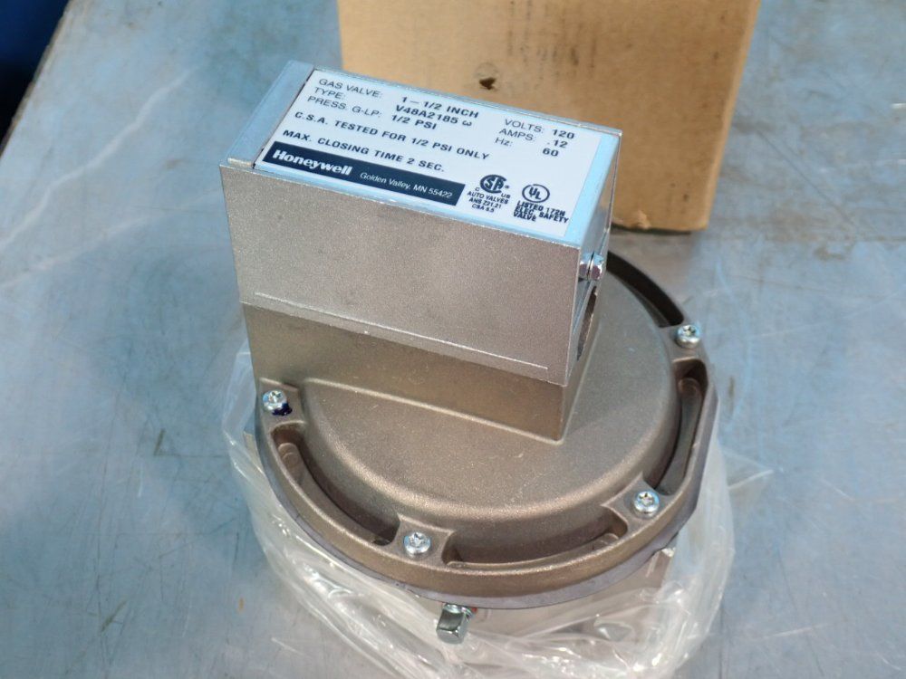 Honeywell 1.5" Diaphragm Gas Valve - V48a2185