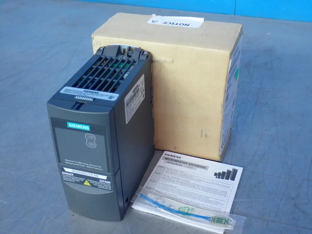 Siemens 0.37 Kw Inverter Drive - 6se6420-2uc13-7aa1