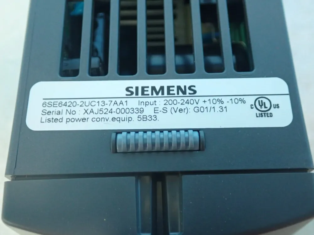 Siemens 0.37 Kw Inverter Drive - 6se6420-2uc13-7aa1