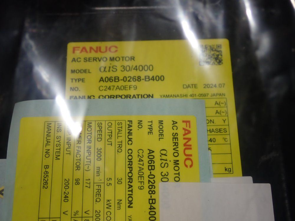 Fanuc 5.5 Kw Servo Motor - A06b-0268-b400