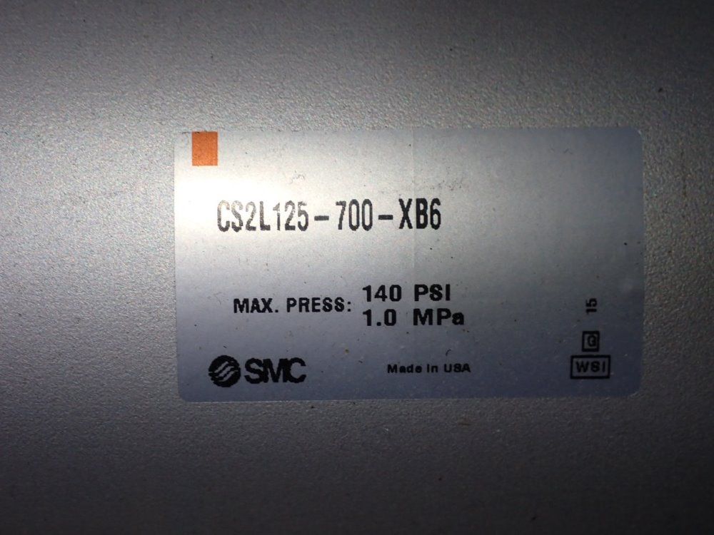 Smc Cylinder - Cs2l125-700-xb6