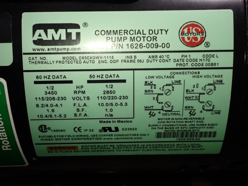Amt 1/2 Hp Pump - 2827-95
