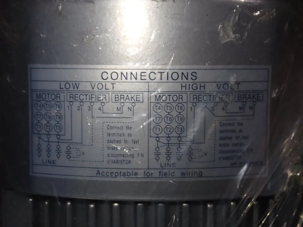 Sumitomo 1/2 Hp Motor - Tc-fx/fb-05a
