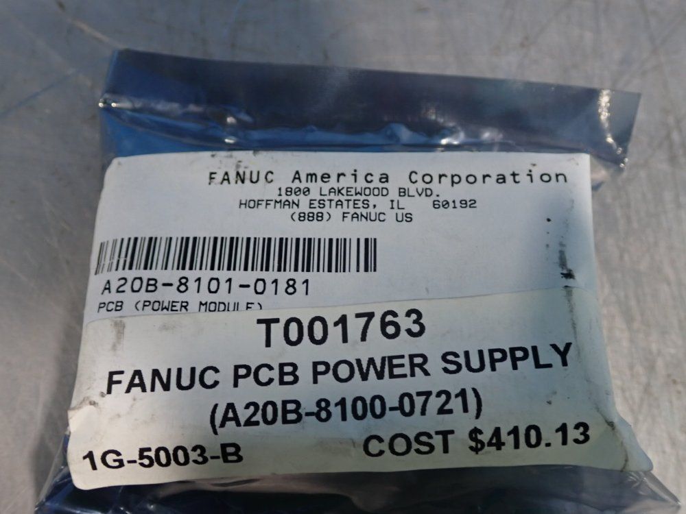 Fanuc Pcb Power Supply - A20b-8100-0721