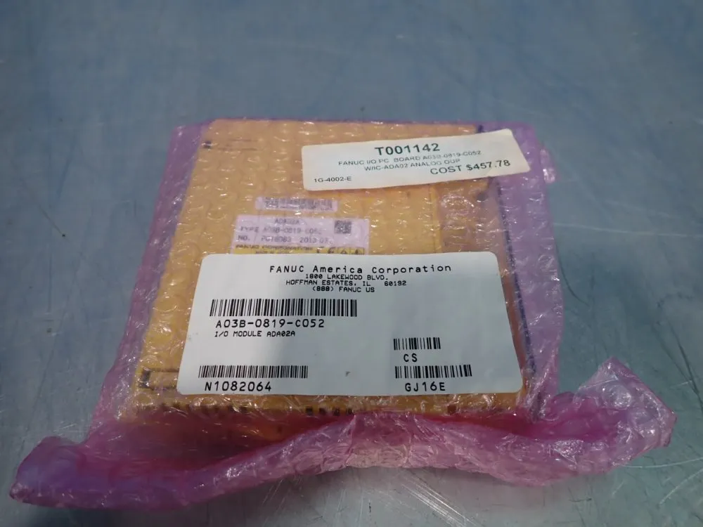 Fanuc I/o Pc Board - A03b-0819-c052