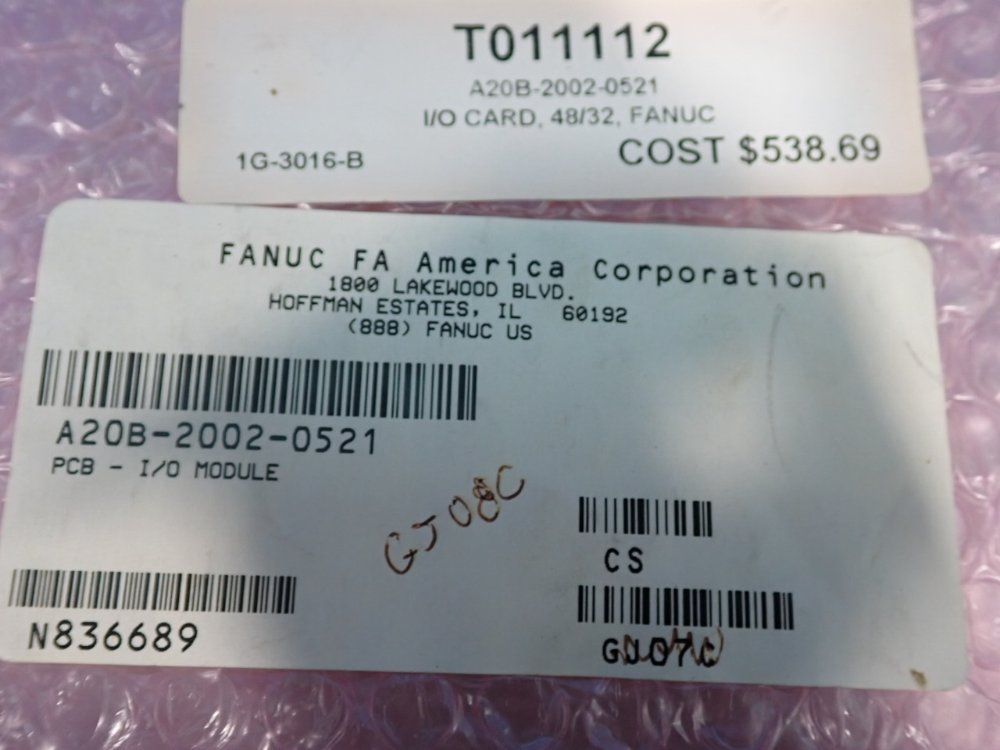 Fanuc I/o Module - A20b-2002-0521