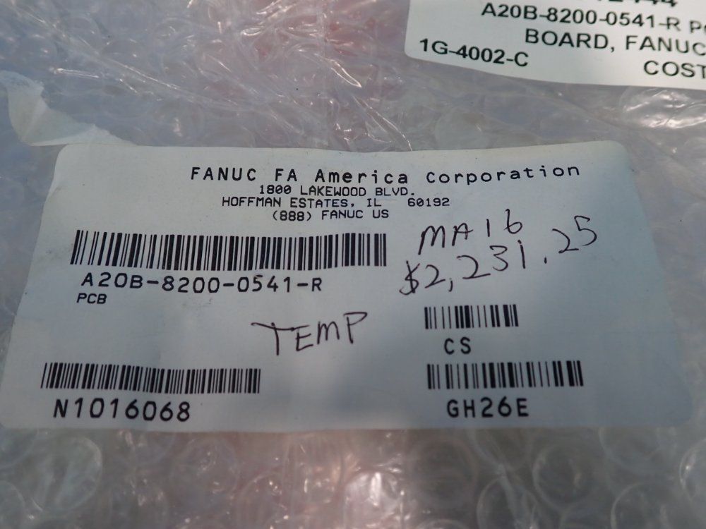 Fanuc Pcb Board - A20b-8200-0541-r