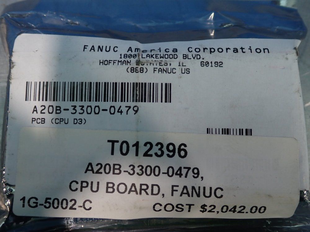 Fanuc Cpu Board - A20b-3300-0479