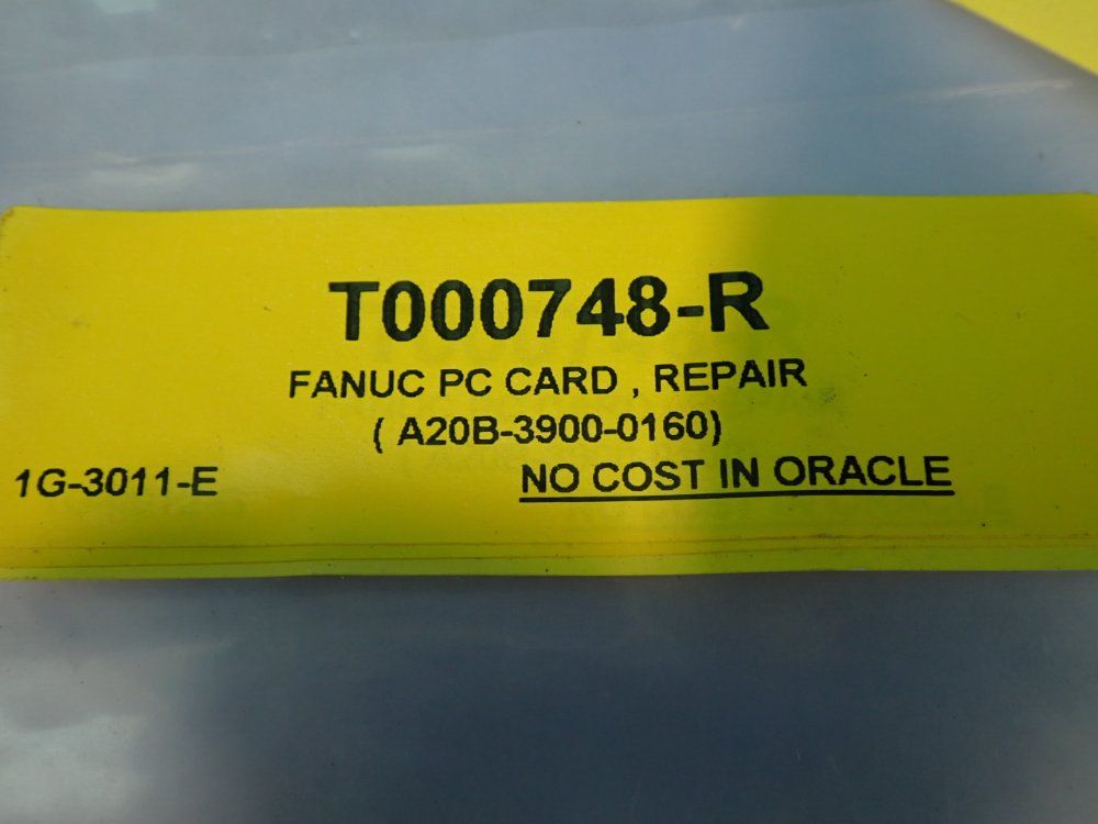 Fanuc Pc Card - A20b-3900-0160