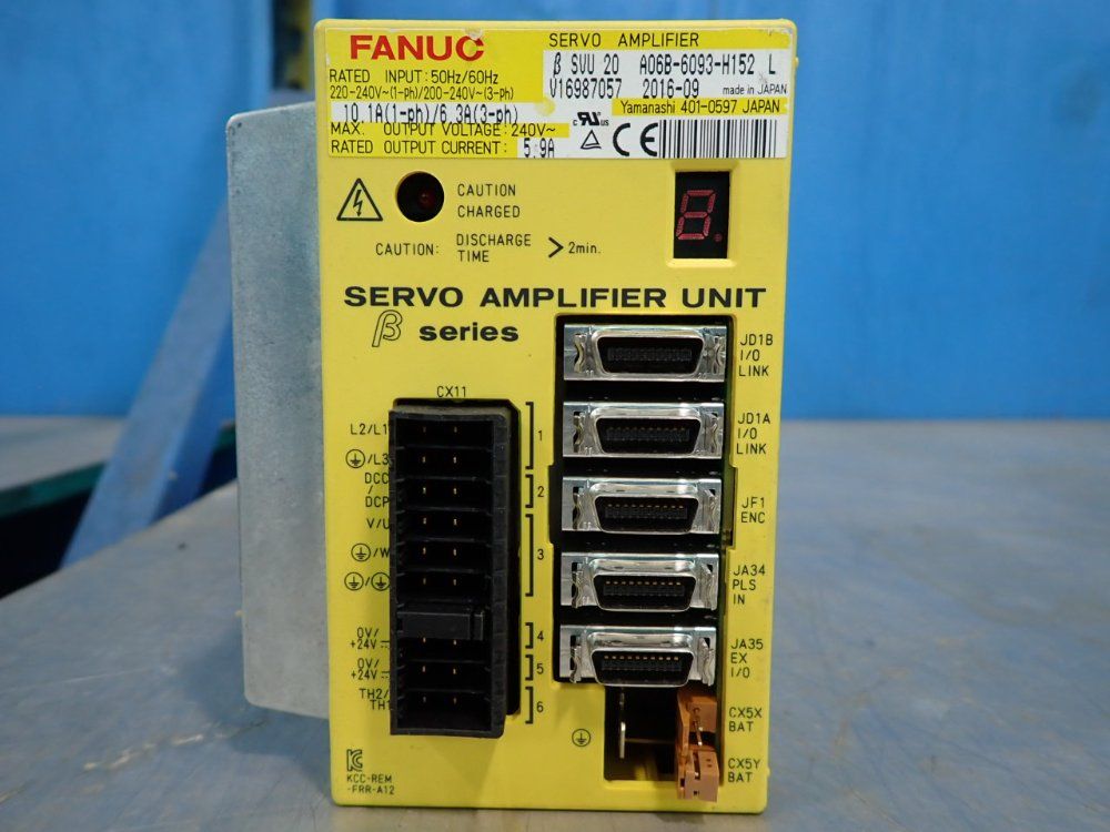 Fanuc Amplifier - A06b-6093-h152#0008