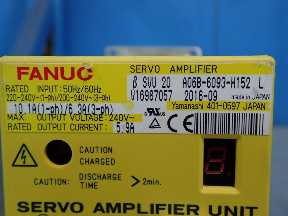 Fanuc Amplifier - A06b-6093-h152#0008