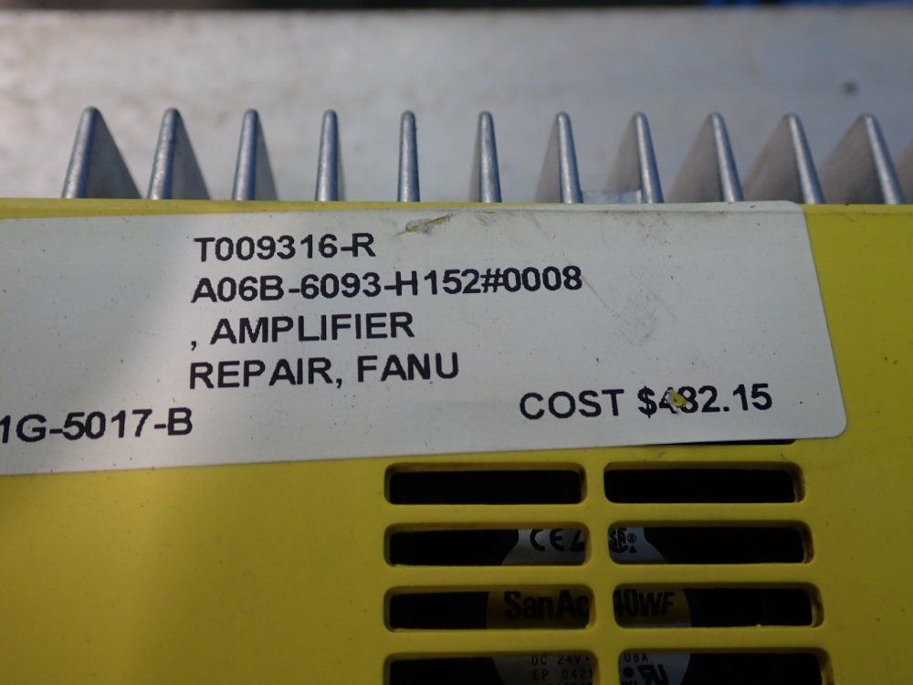 Fanuc Amplifier - A06b-6093-h152#0008