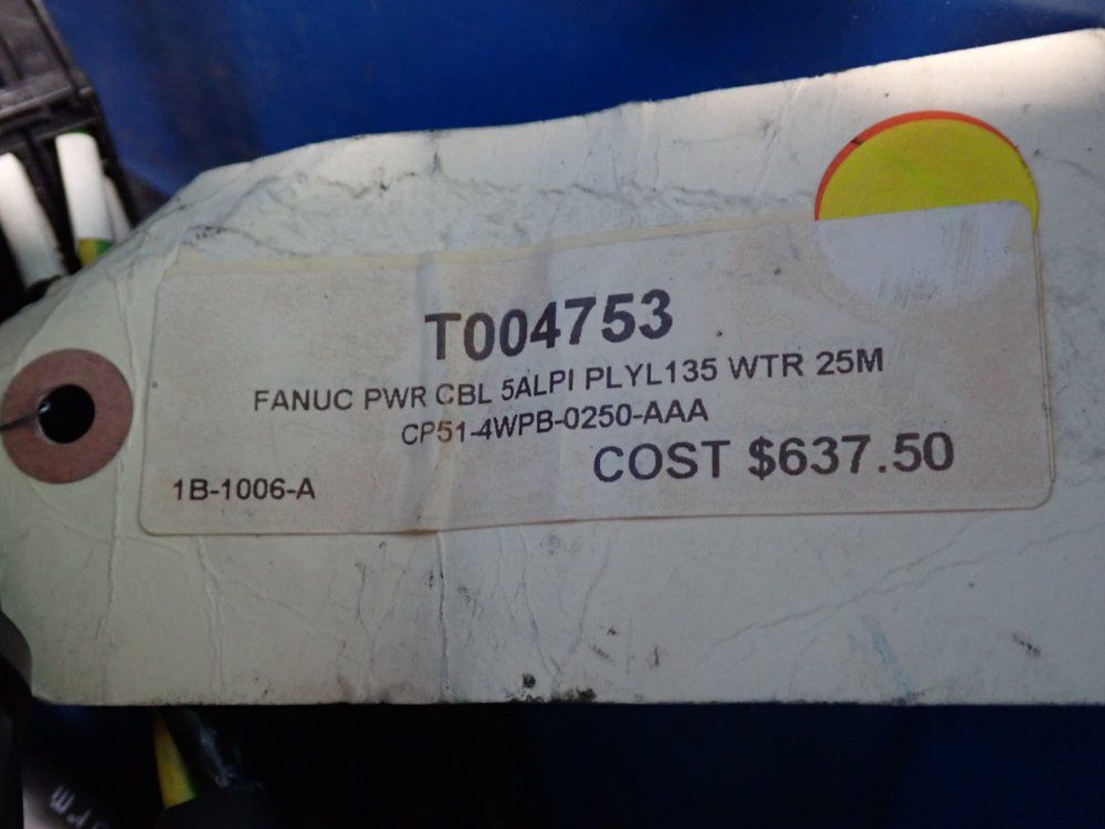 Fanuc Power Cable - Cp51-4wpb-0250-aaa