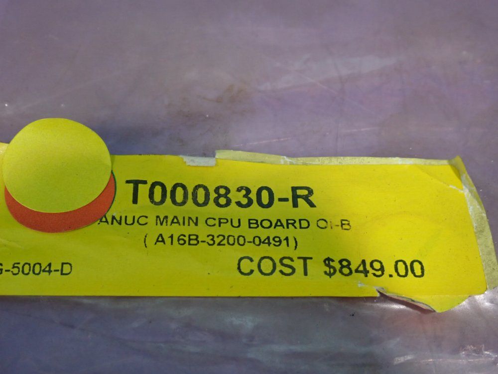 Fanuc Cpu Board - A16b-3200-0491