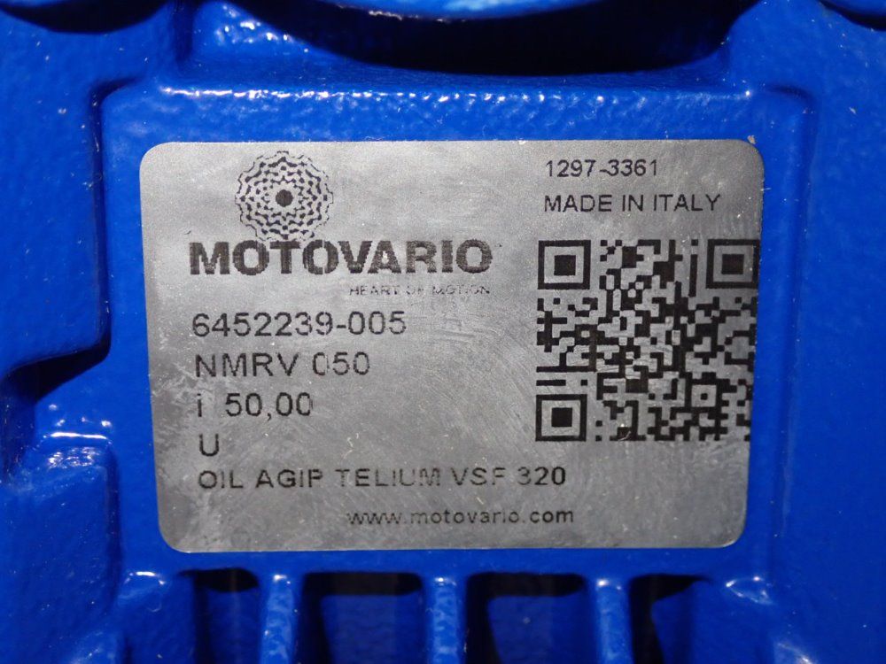 Motovario Gear Reducer - 6452239-005
