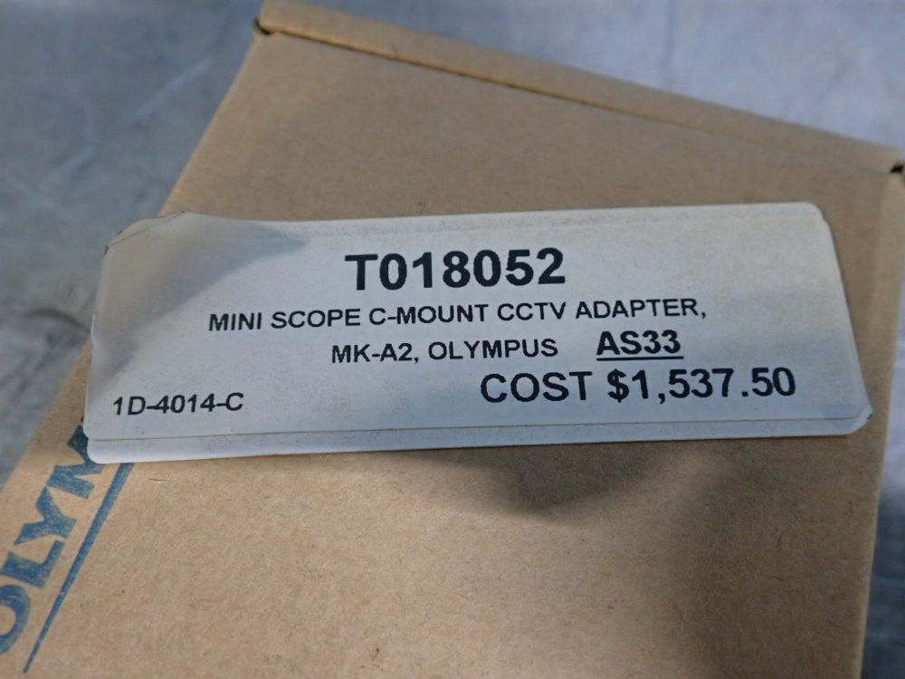 Olympus Mini Scope C-mount Cctv Adapter - Mk-a2