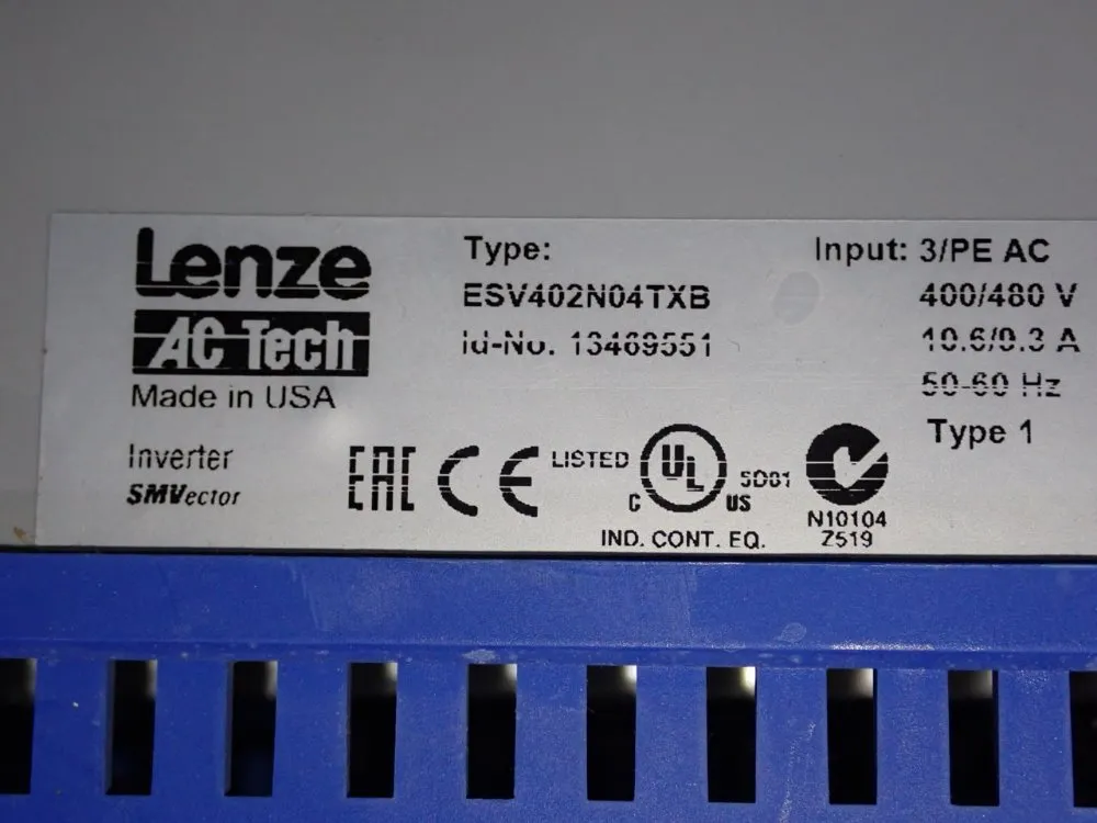 Lenze Inverter - Esv402n04txb