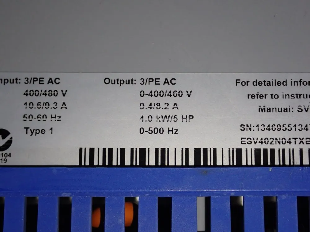 Lenze Inverter - Esv402n04txb