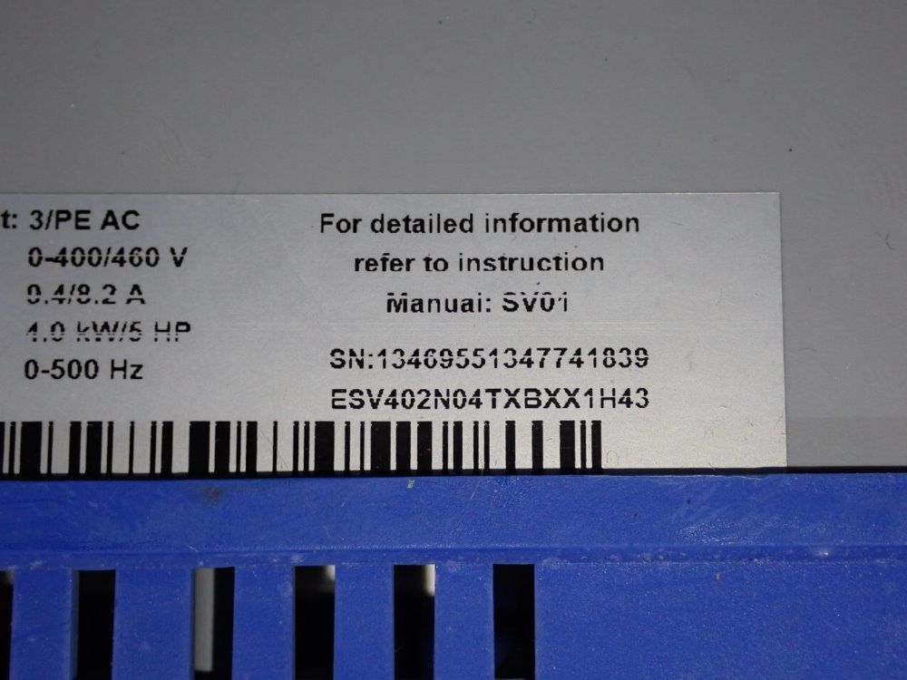 Lenze Inverter - Esv402n04txb