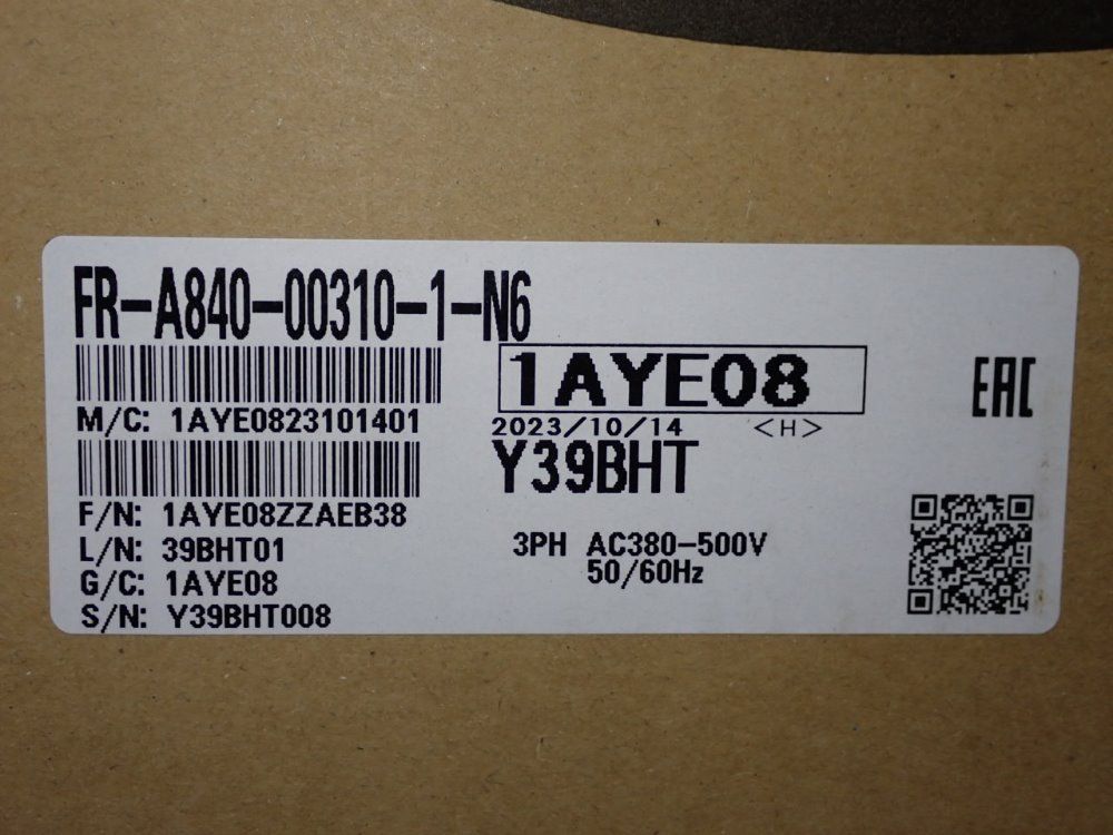 Mitsubishi Inverter - Fr-a840-00310-1-n6