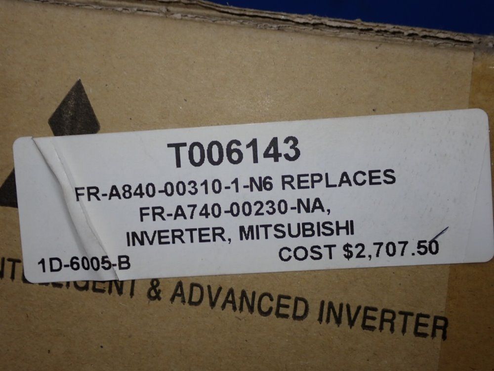 Mitsubishi Inverter - Fr-a840-00310-1-n6