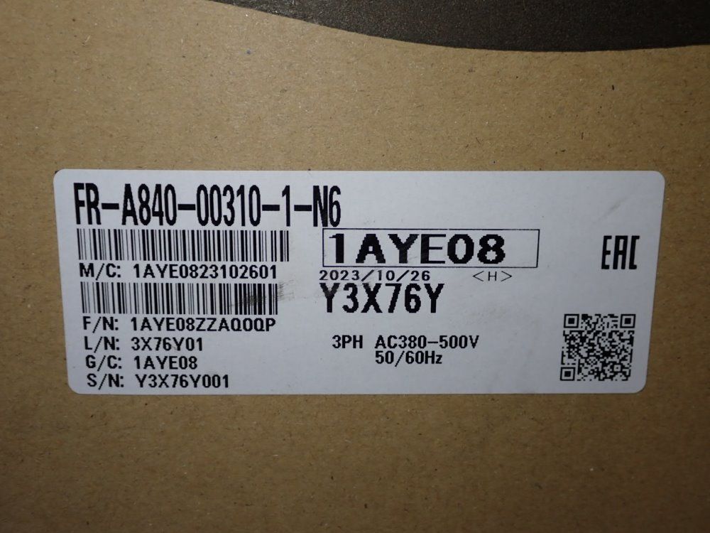 Mitsubishi Inverter - Fr-a840-00310-1-n6