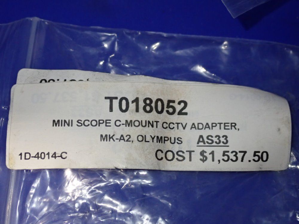 Olympus Mini Scope C-mount Cctv Adapter - Mk-a2