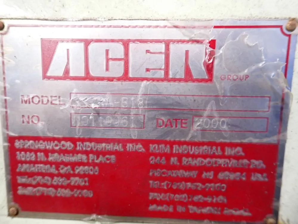 Acer 6" X 18" Surface Grinder - Supra-618