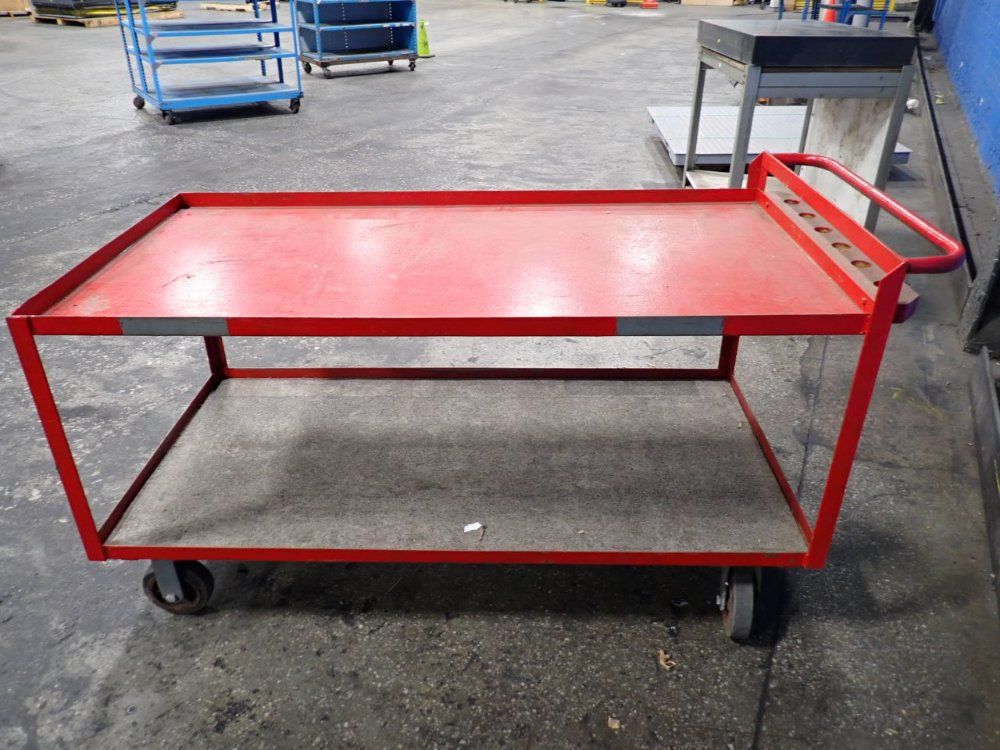 2 @ 60" X 30" Metal Cart
