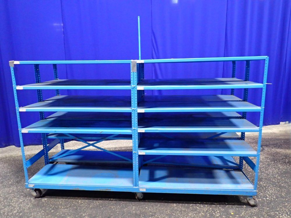 23 @ 17.17" X 47.75" Metal Shelving