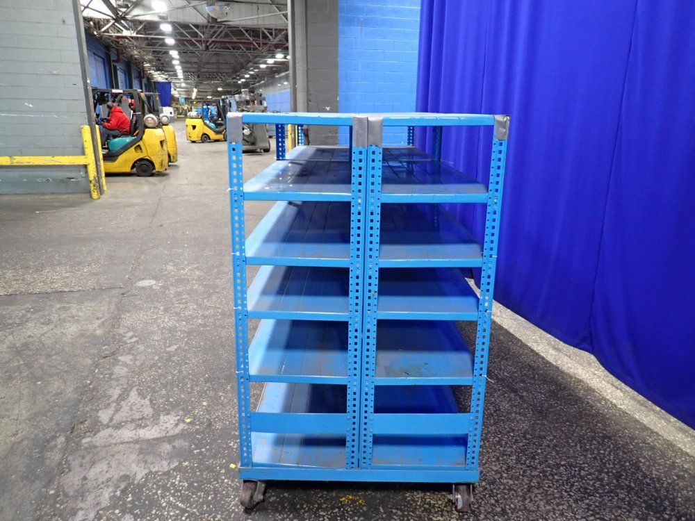 23 @ 17.17" X 47.75" Metal Shelving