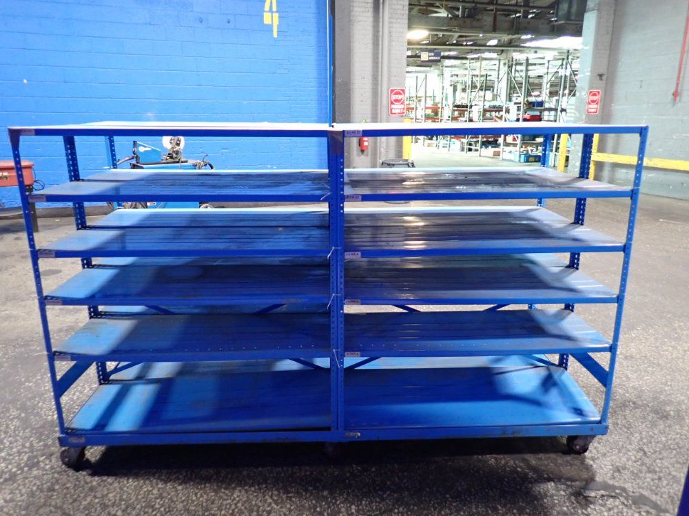 23 @ 17.17" X 47.75" Metal Shelving