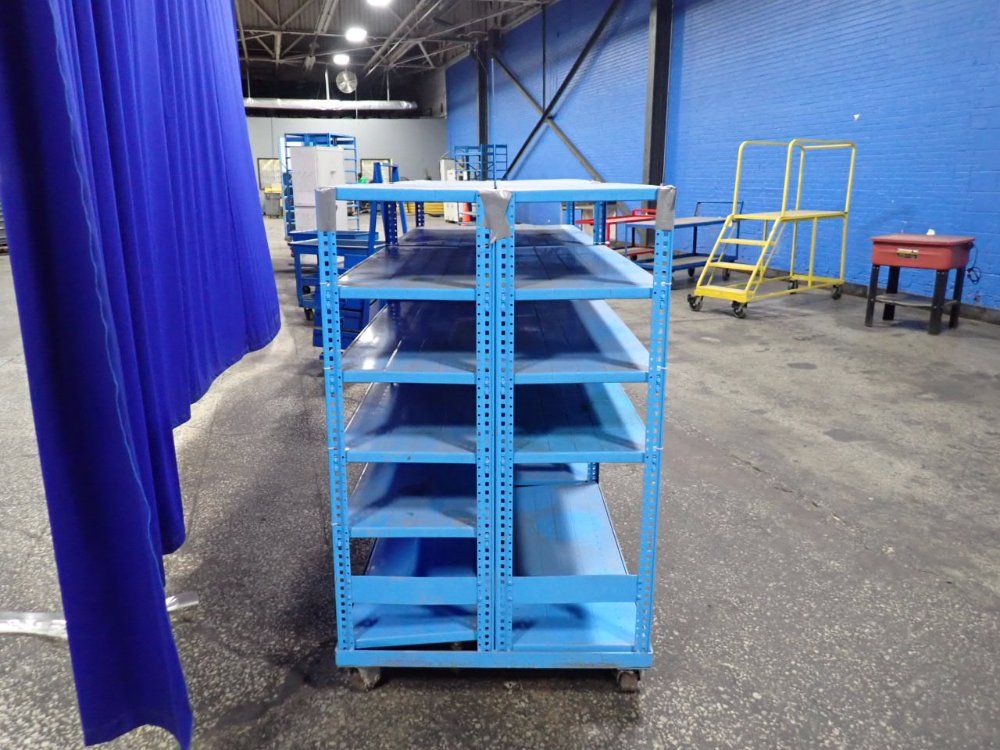 23 @ 17.17" X 47.75" Metal Shelving