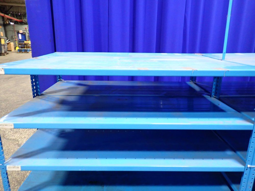 23 @ 17.17" X 47.75" Metal Shelving