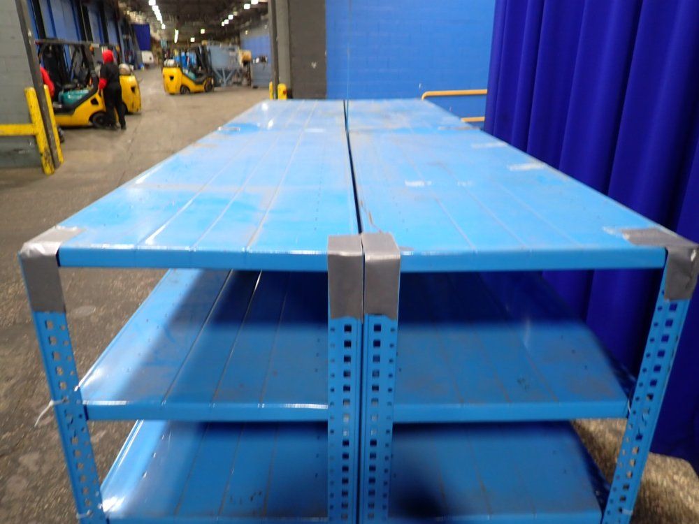 23 @ 17.17" X 47.75" Metal Shelving