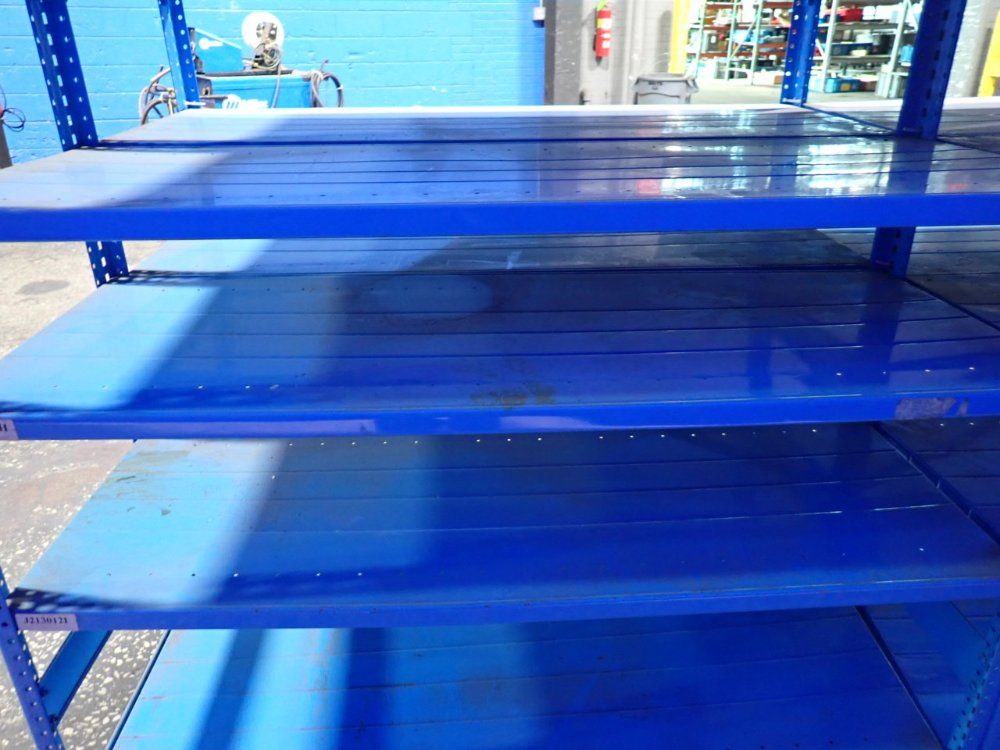 23 @ 17.17" X 47.75" Metal Shelving