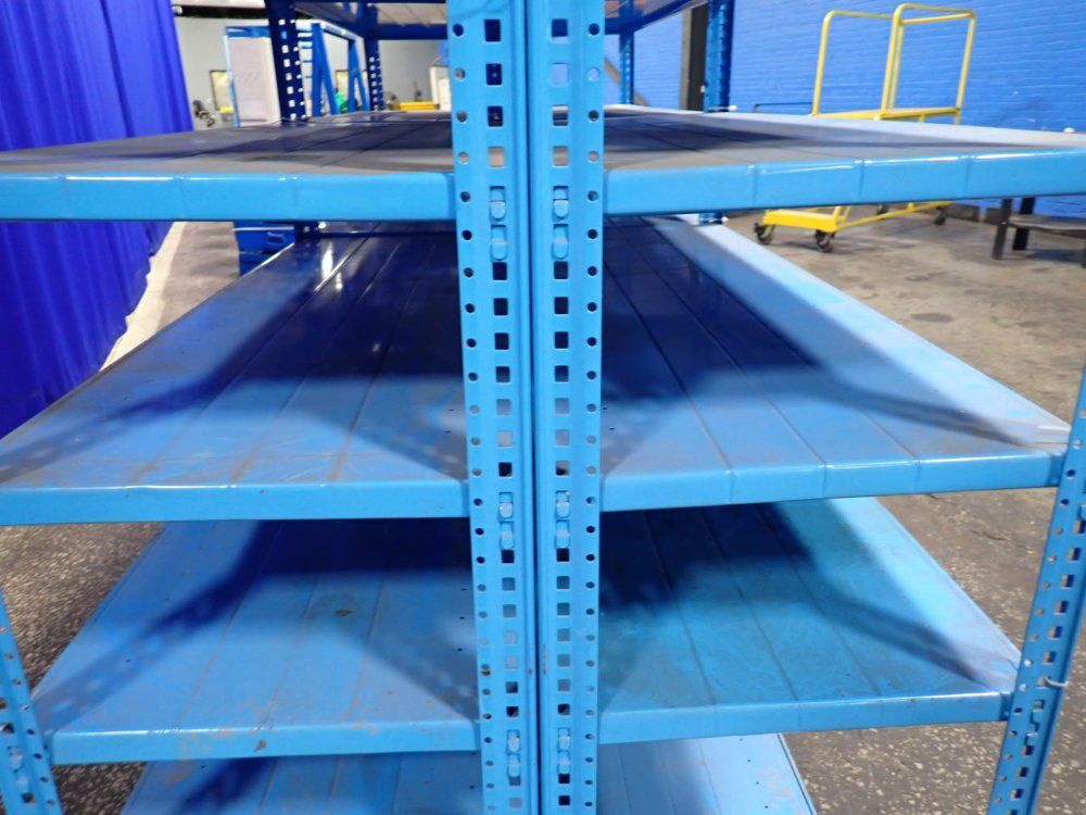 23 @ 17.17" X 47.75" Metal Shelving